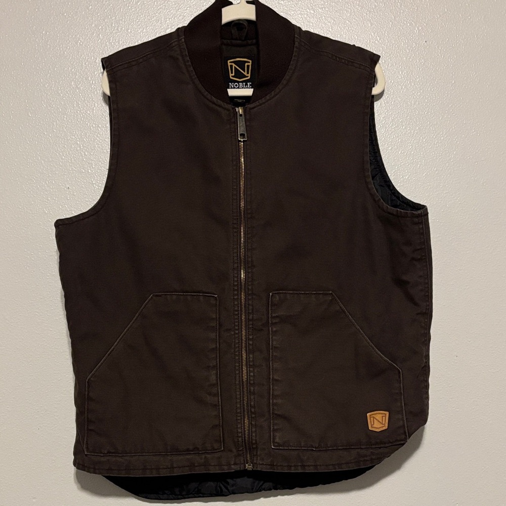 Men's Dark Brown Workwear Vest